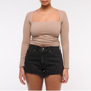 Abercrombie & Fitch High Rise Mom Shorts